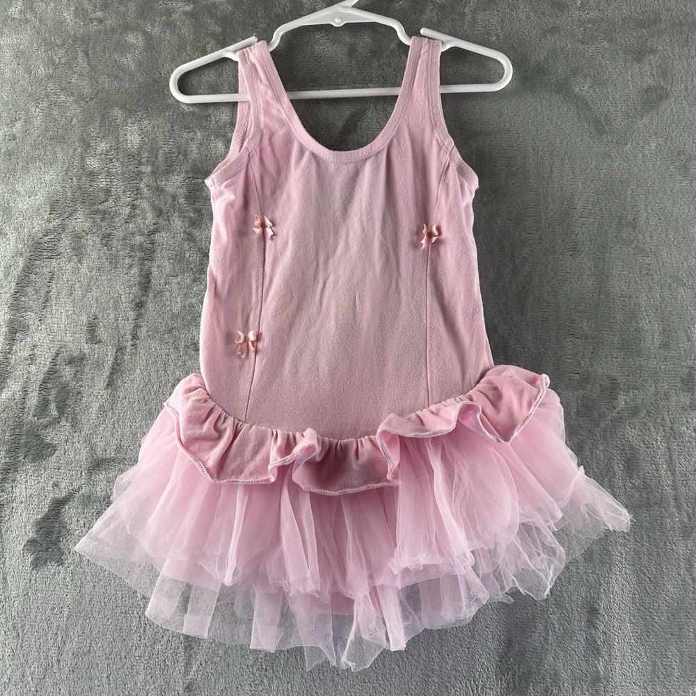 Popatu Tutu Dress Girls M Pink Sleeveless